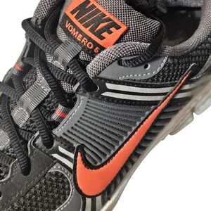 Nike Zoom Vomero 5 Mens Running Shoes Black Orange Gray Size 12 FB9149-001